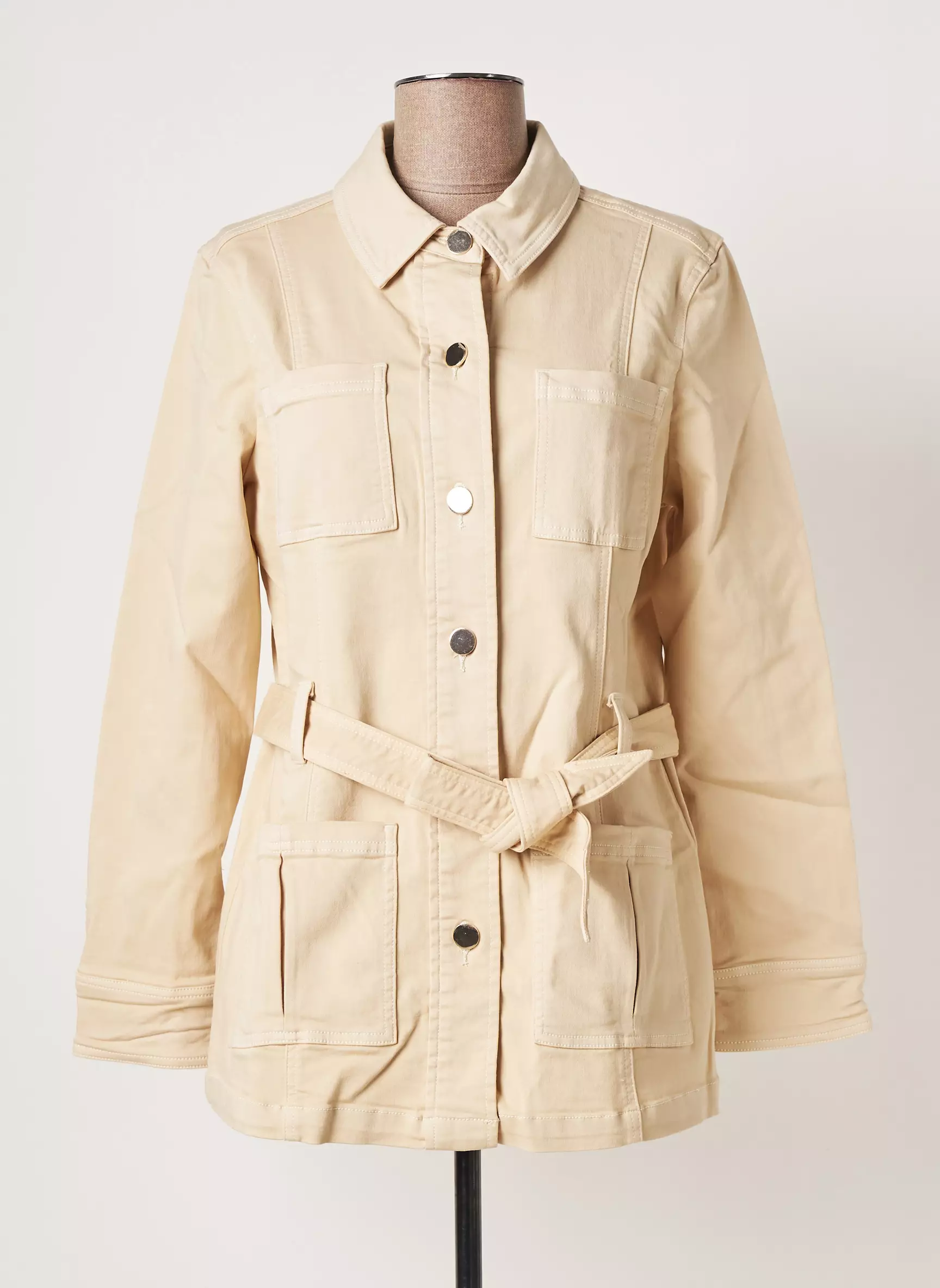 Julie Guerlande Vestecasual Femme couleur beige