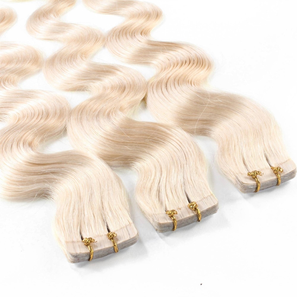 hair2heart Extensions adhésives cheveux naturels #60 Blond clair extensions