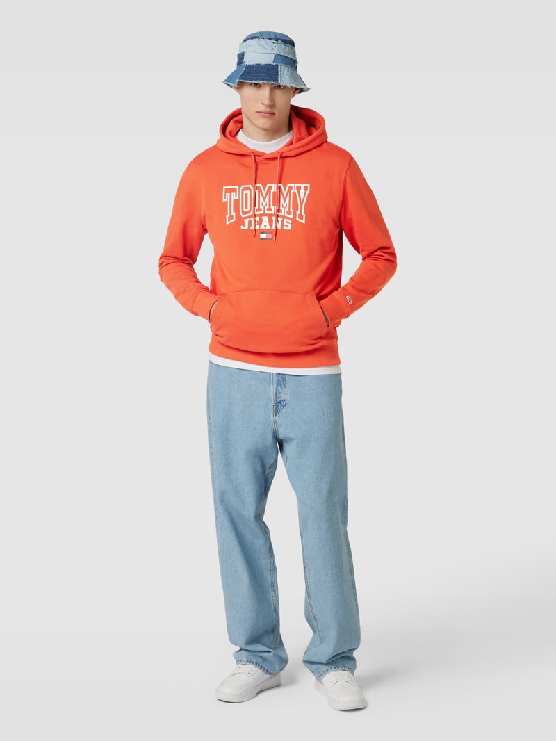 Hoodie mit Label-Print Modell 'ENTRY GRAPHIC' in rot