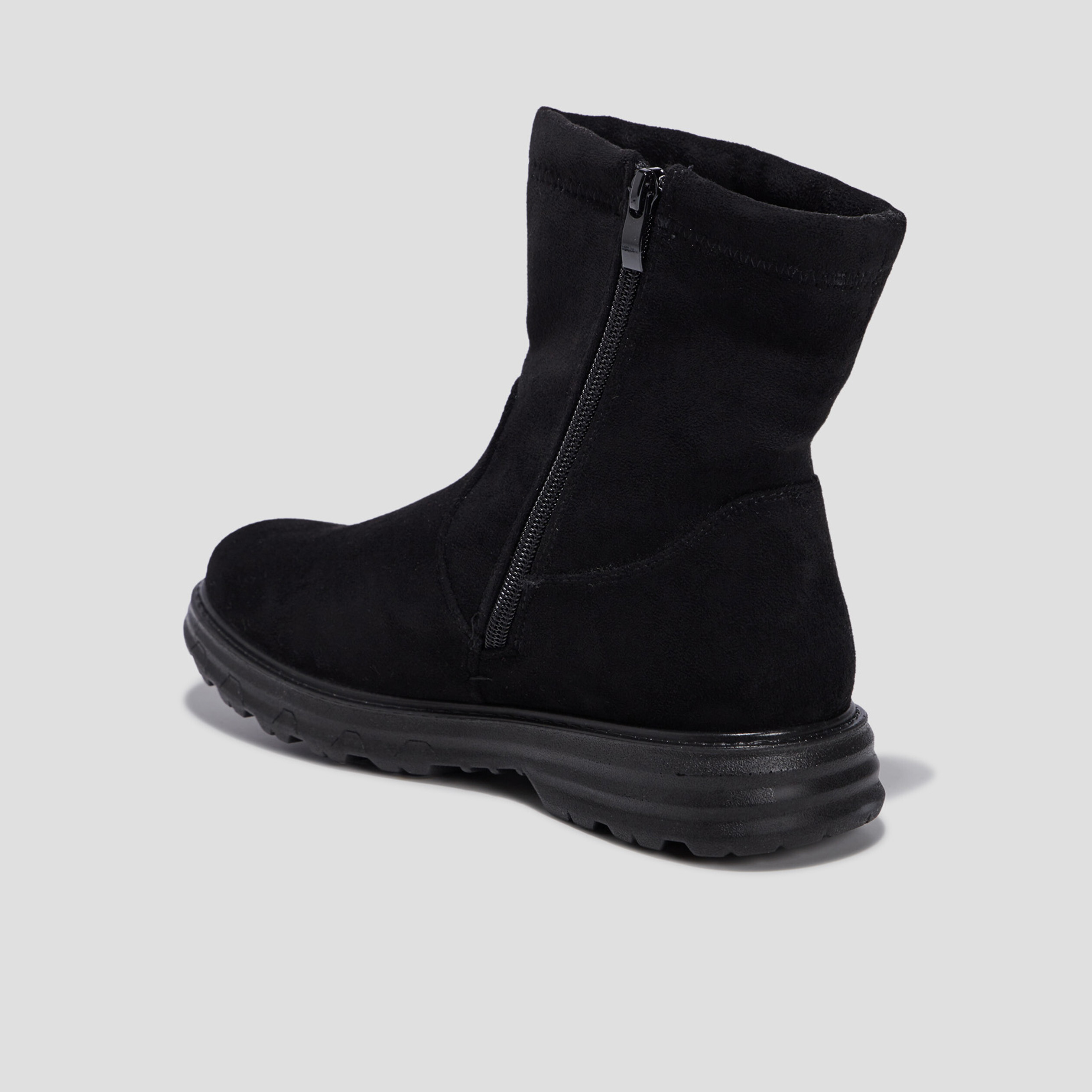 Bottines fourrées noir femme | La Halle