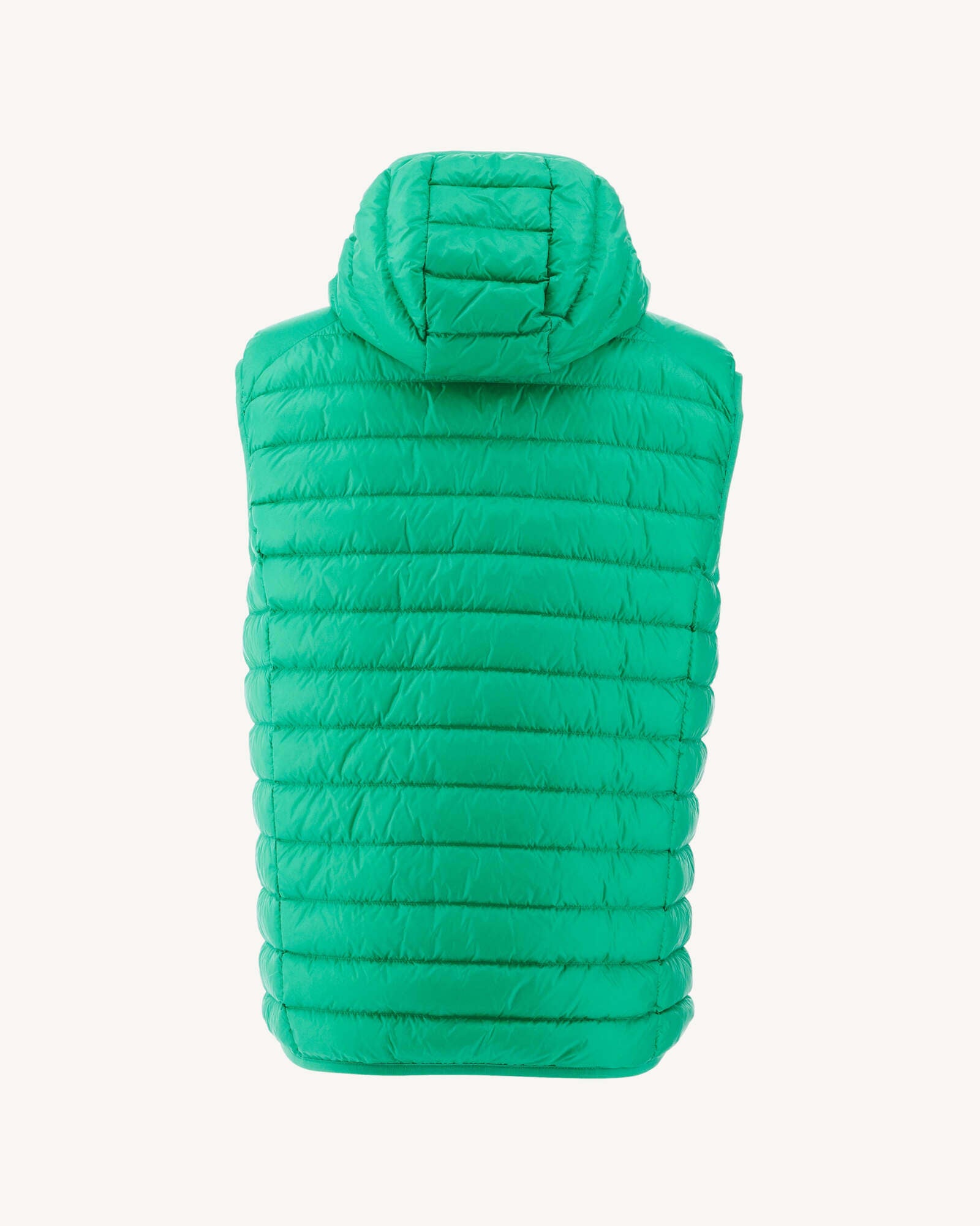 Doudoune sans manches à capuche Vert Pat
