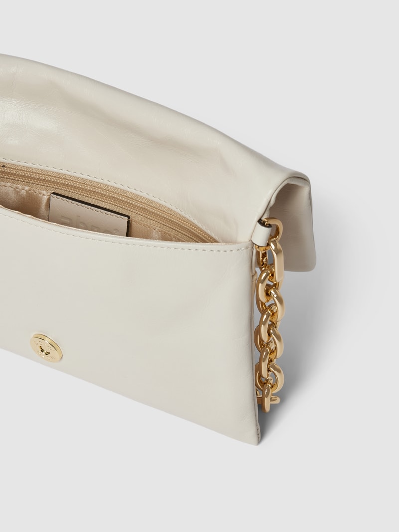 Clutch in Leder-Optik Modell 'ANTHENE' in ecru