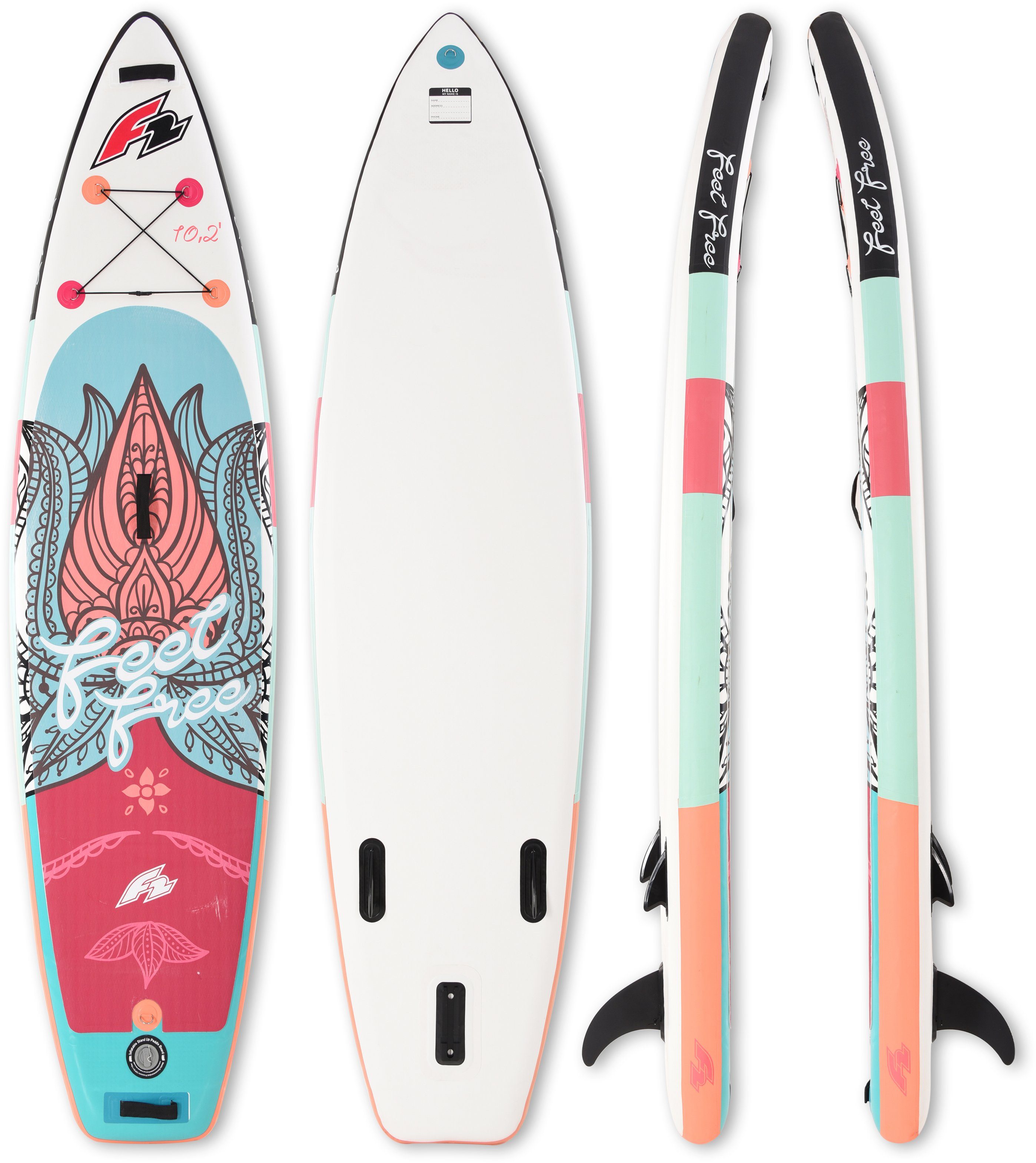 F2 SUP-Board Feel Free o. Paddel