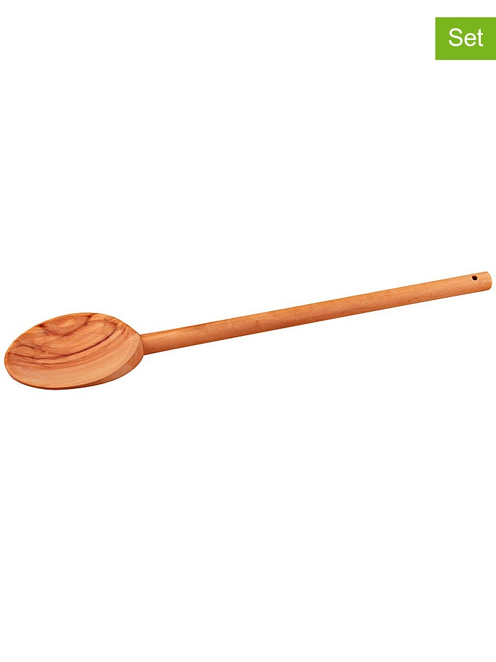 Fackelmann 2er-Set: Kochlöffel in Hellbraun - (L)30 cm günstig kaufen onesize