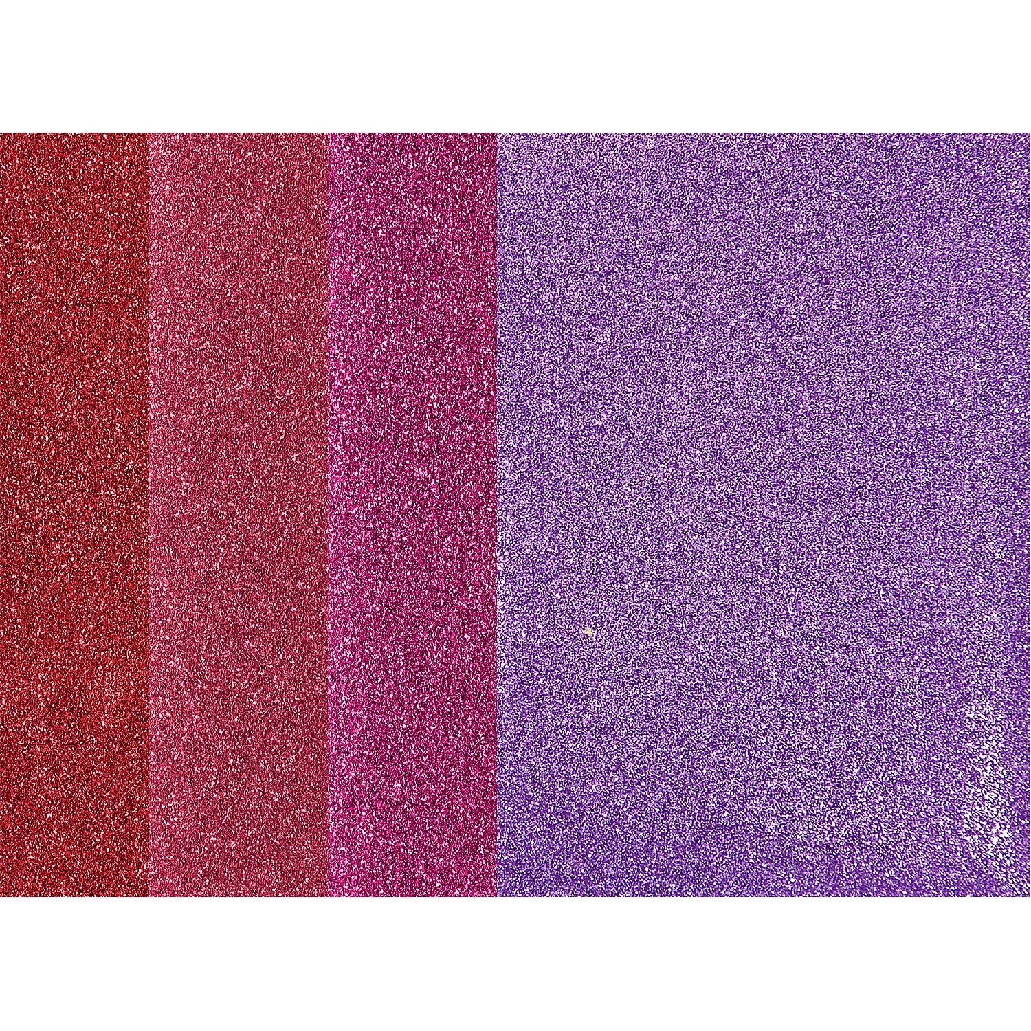 Bügelfolien, Rosatöne, 10,5 x 14,8 cm, 4 Bogen