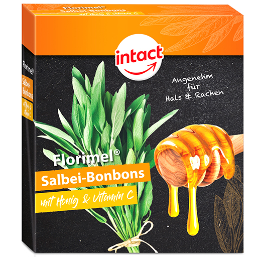 FLORIMEL Salbeibonbons m.Vitamin C  50 g  Bonbons