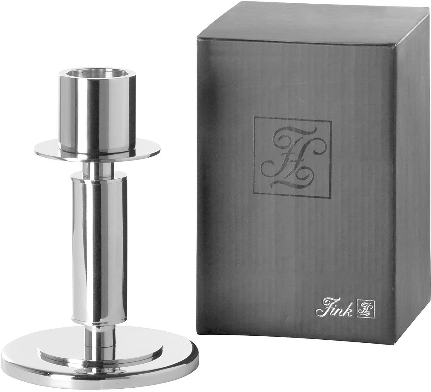 Fink Kerzenleuchter TALIS (1 St), Stabkerzenhalter aus Aluminium