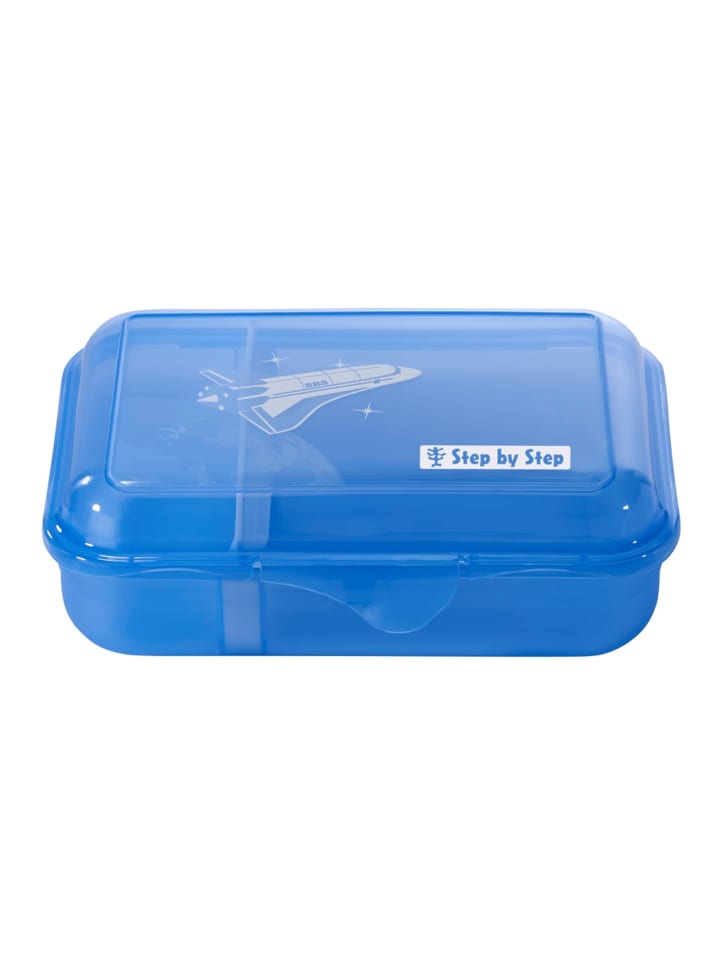 Step by Step Brotzeitbox, mit Klickverschluss in Sky Rocket Rico, Blau günstig kaufen onesize