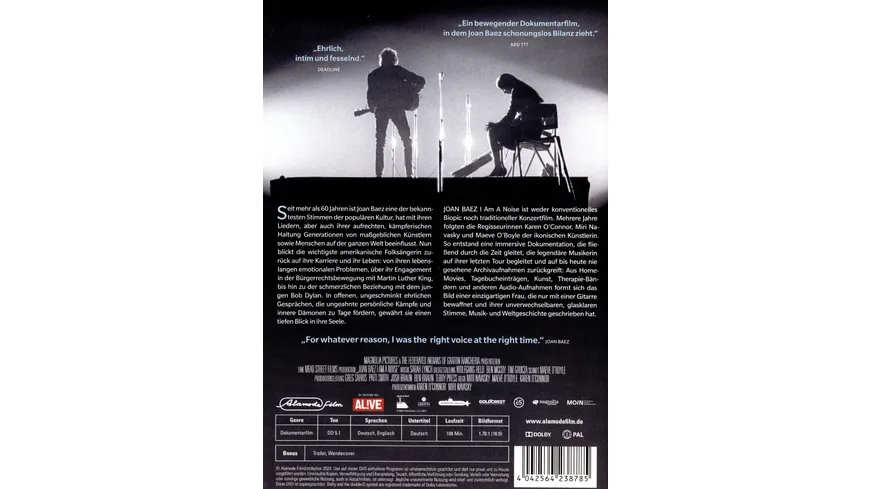 Joan Baez: I Am A Noise