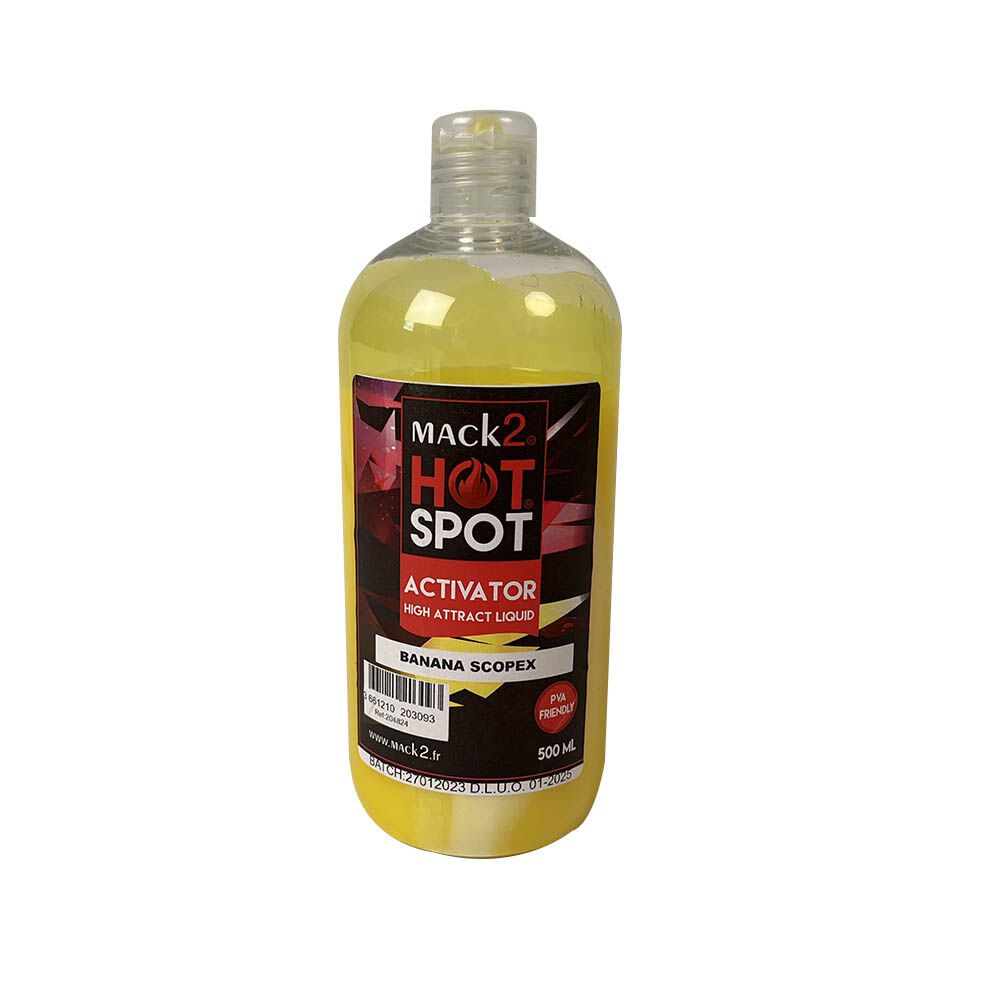 Carp booster mack2 activator scopex banana 500ml