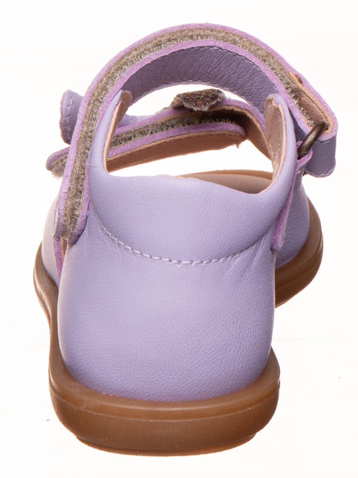 kmins Leder-Sandalen in Lila günstig kaufen