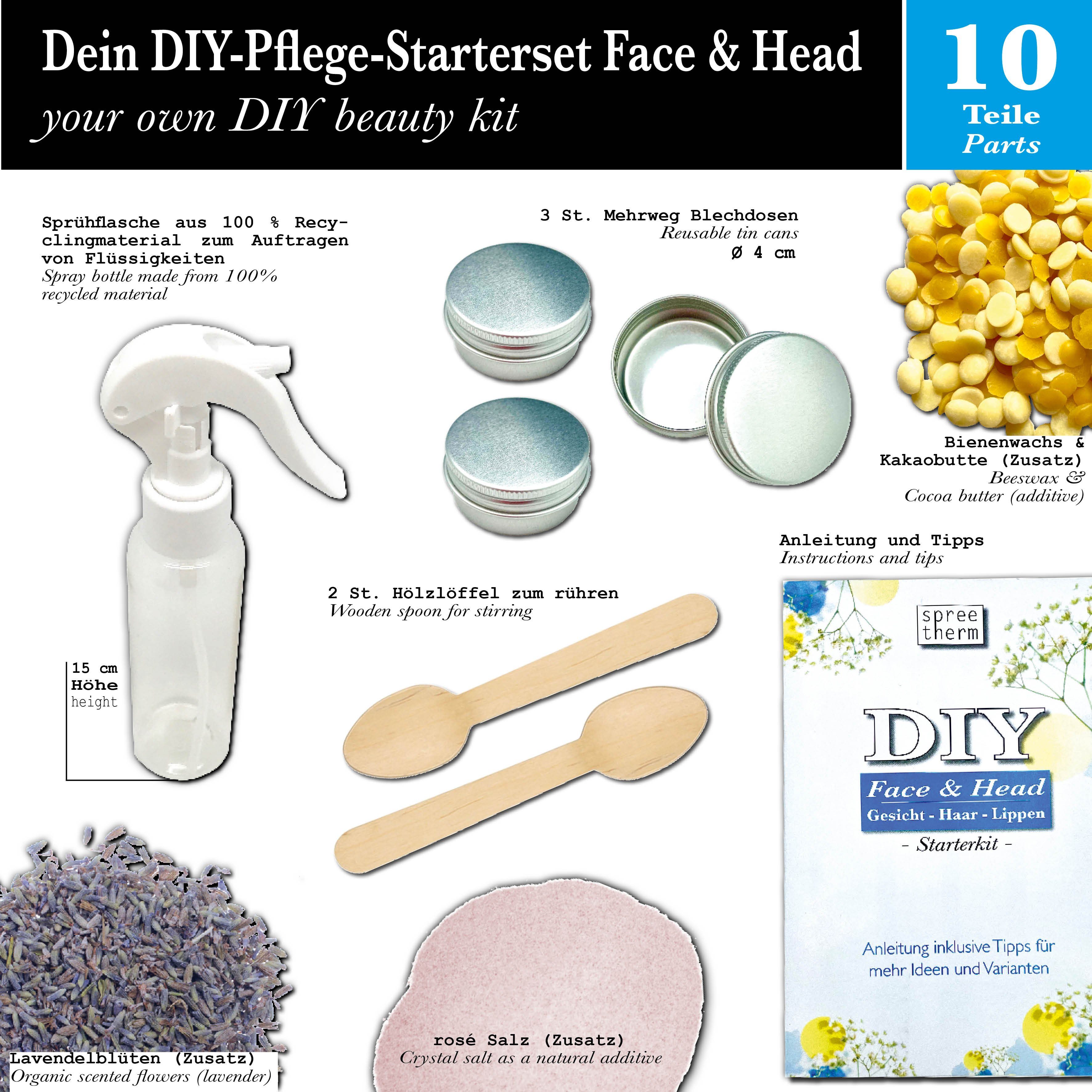 spreetherm Lippenpflege-Set DIY Lippenbalsam & Gesichtspflege von spreetherm, BEAUTY Geschenk, - Das besondere Geschenk