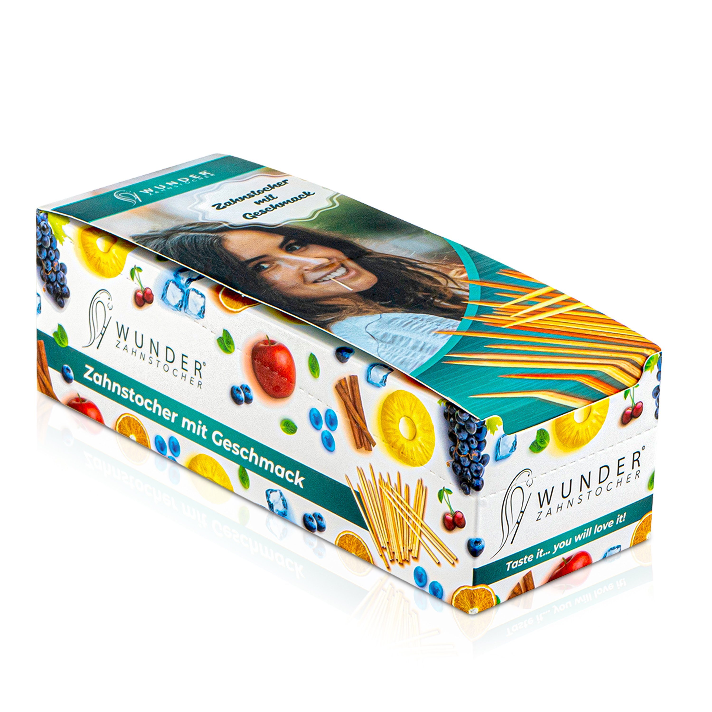 Wunder Zahnstocher Mundpflegecenter Wunder Zahnstocher Display 6er Pack Apfel DS