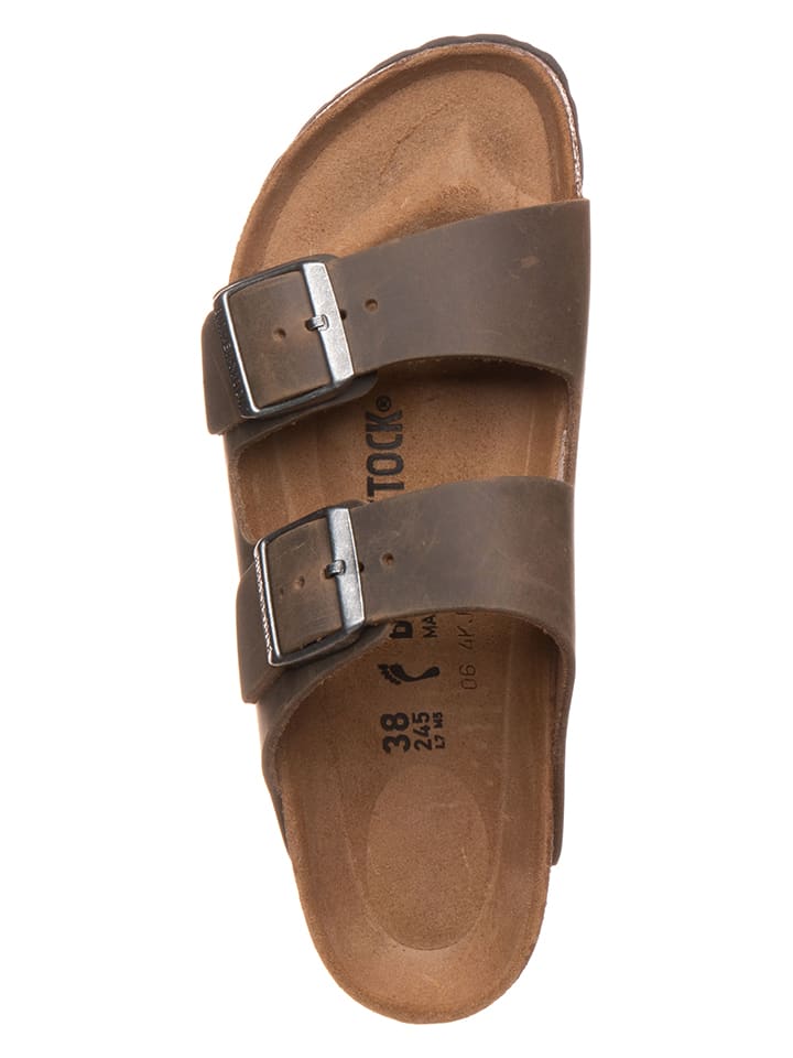 Birkenstock Leder-Pantoletten 