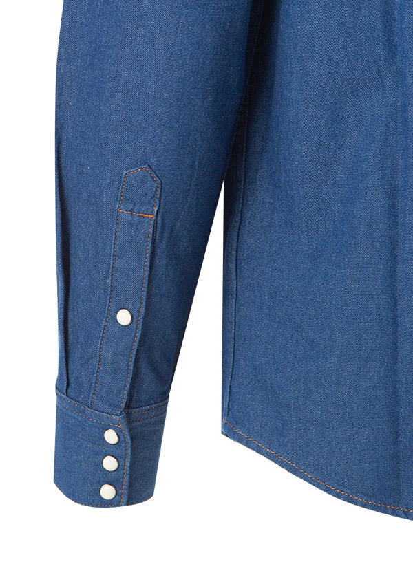 Wrangler, Jeanshemd, Baumwolle, dunkelblau