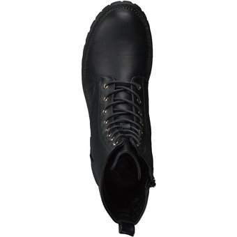 Charmosa Schnür Boots in schwarz