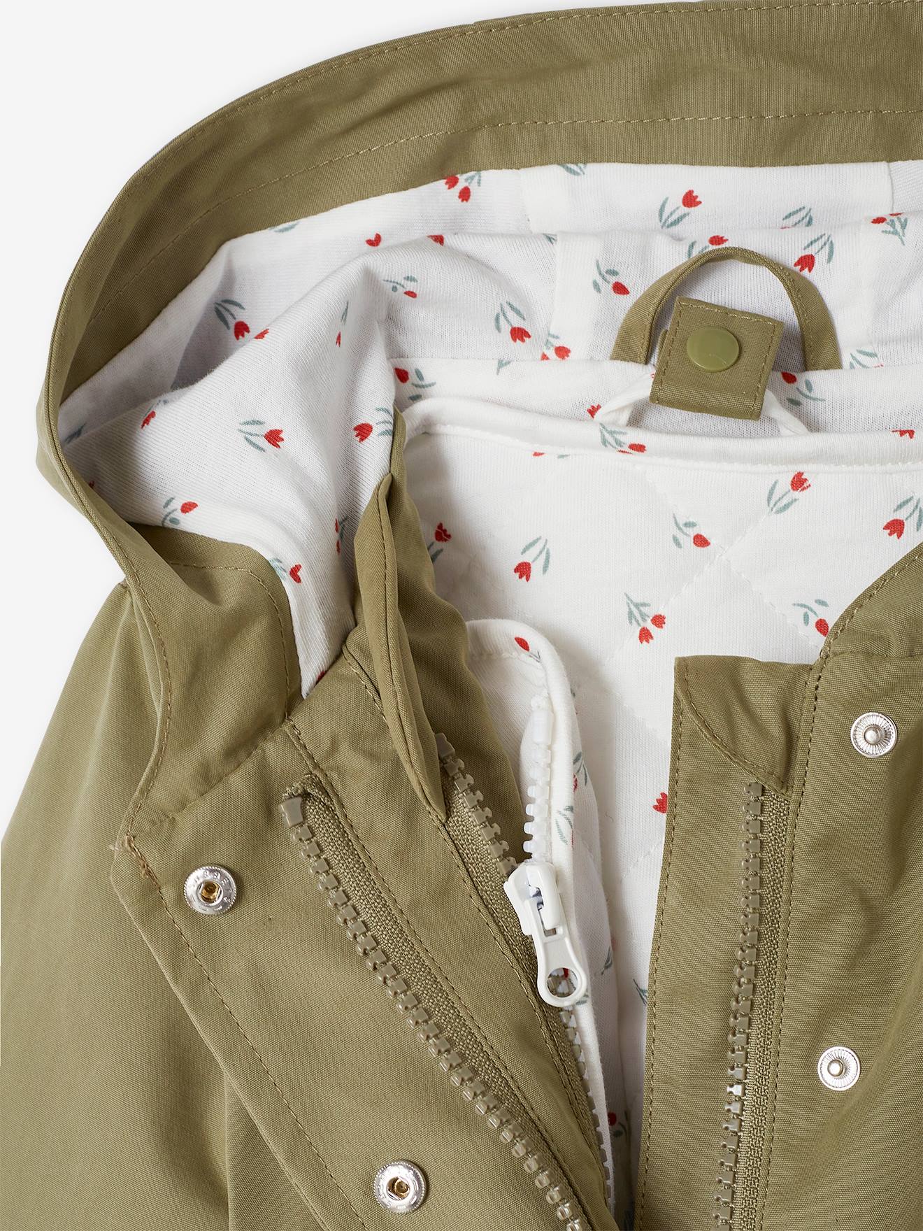 Vertbaudet 3-in-1 Baby Jacke mit Recyclingmaterial - khaki