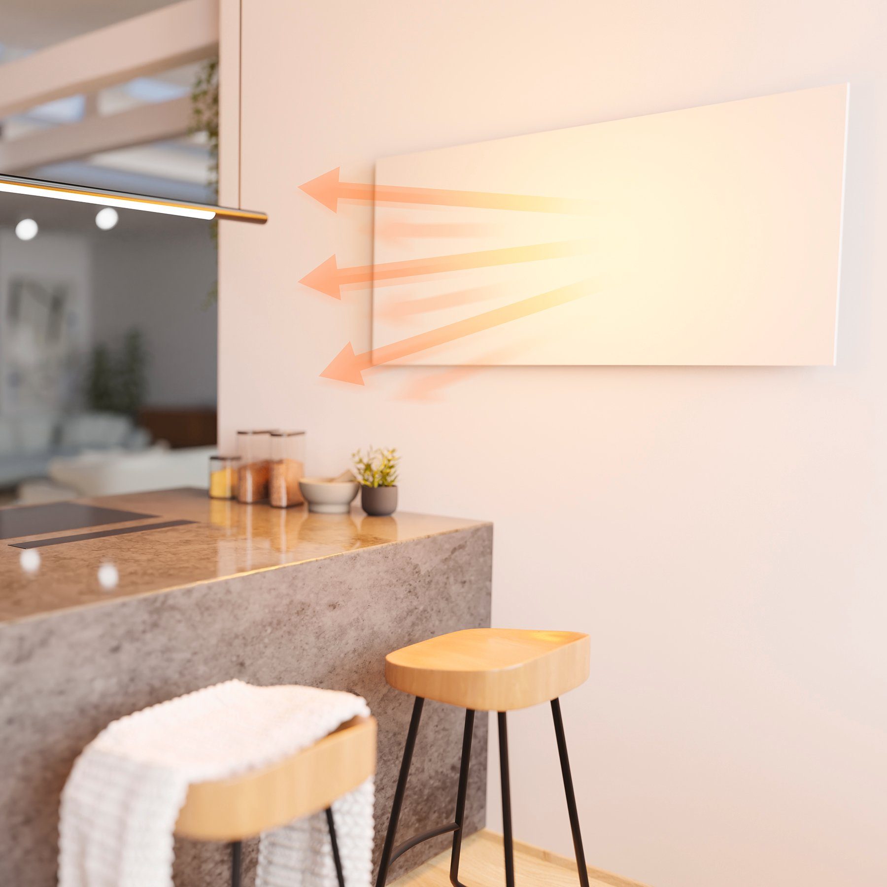 Hombli smartes Infrarot Heizpanel, 700W Smart-Home-Zubehör
