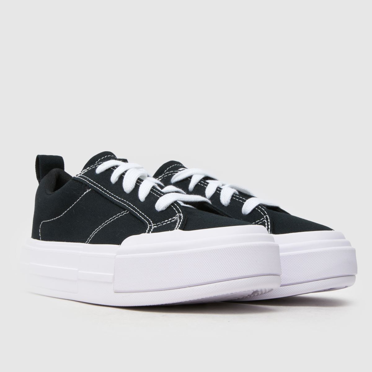 Converse svarta och vita All Star Cruise Junior-sneakers
