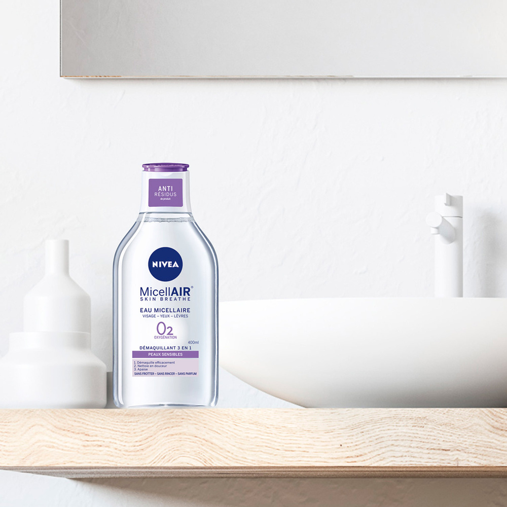 nivea MICELLAIR - Eau peaux sensibles Démaquillant micellaire
