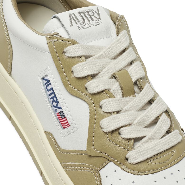 Autry Wmns Medalist Low leat/leat wht/mud