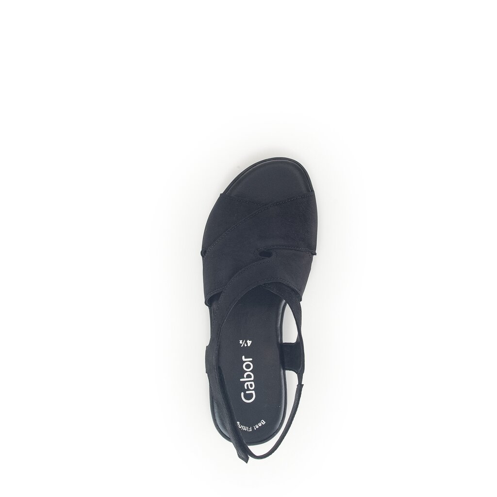 Gabor fashion Riemchensandale schwarz