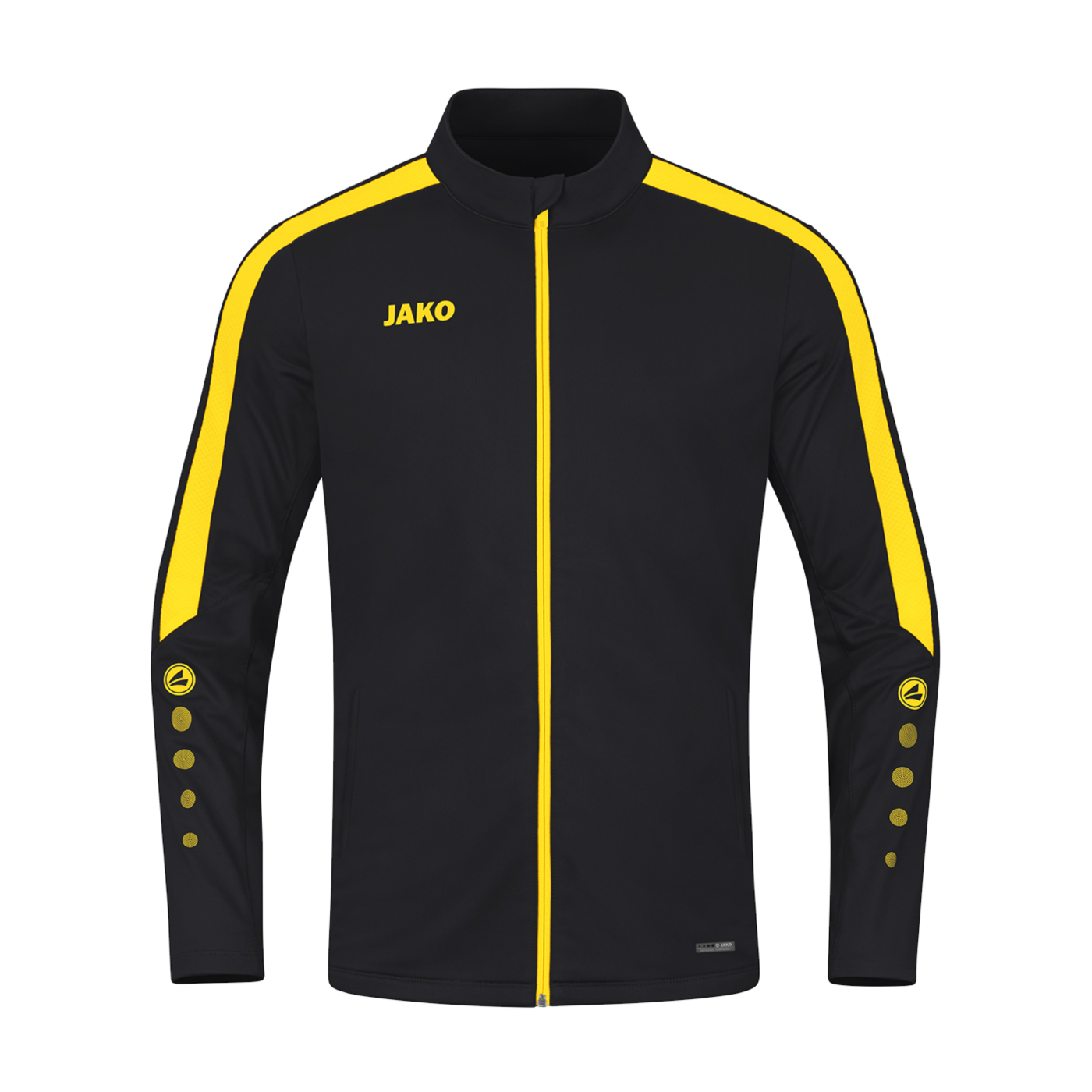 JAKO Power Polyesterjacke Schwarz Gelb F803