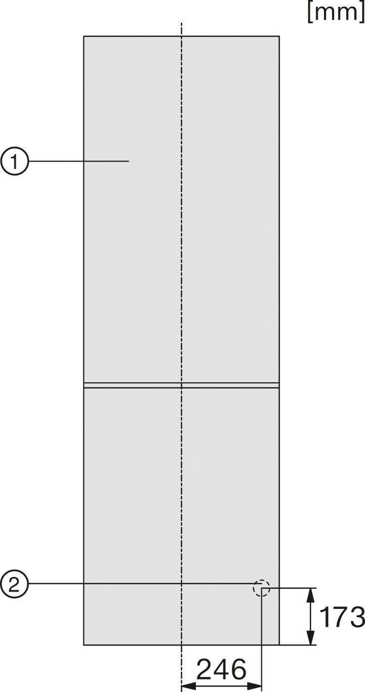 Miele Kühl-/Gefrierkombination KF 4372 CD, 186 cm hoch, 60 cm breit