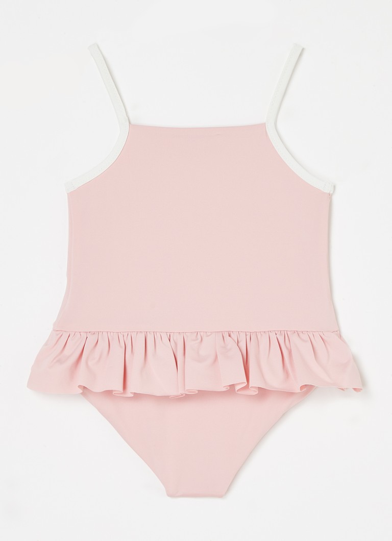 Moncler swimsuit with logo print