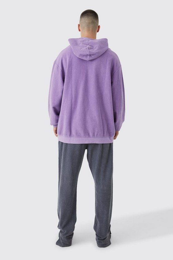 Tall Cord-Jogginghose mit geteiltem Saum