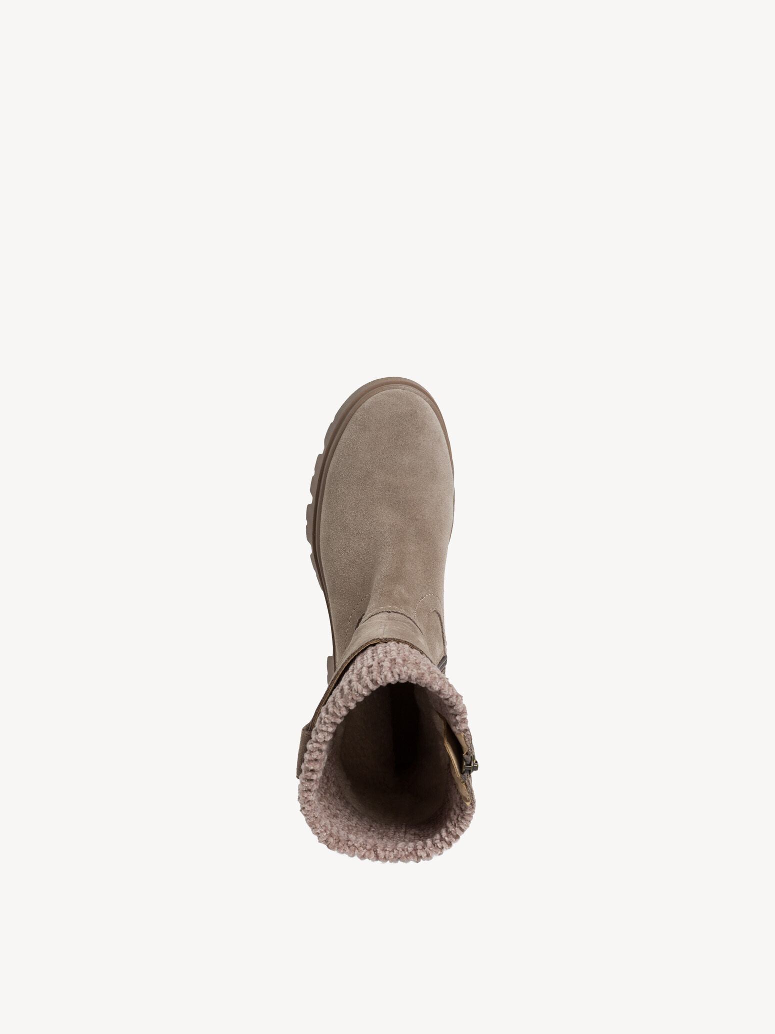 Bottine en cuir - marron