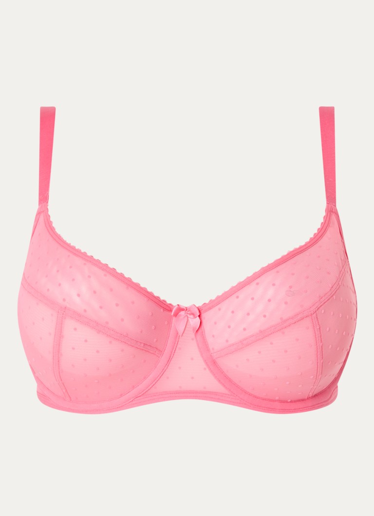 Sutien Balconette din plasă Marlies Dekkers Peekaboo