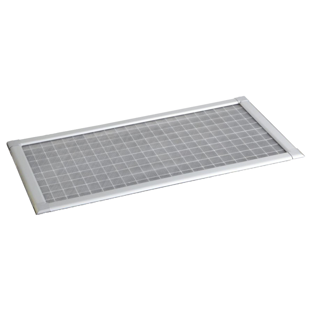 Powertec Garden Kellerschacht-Schutzgitter PROFI  - ca. 115 x 60 cm ,Alu eloxiert