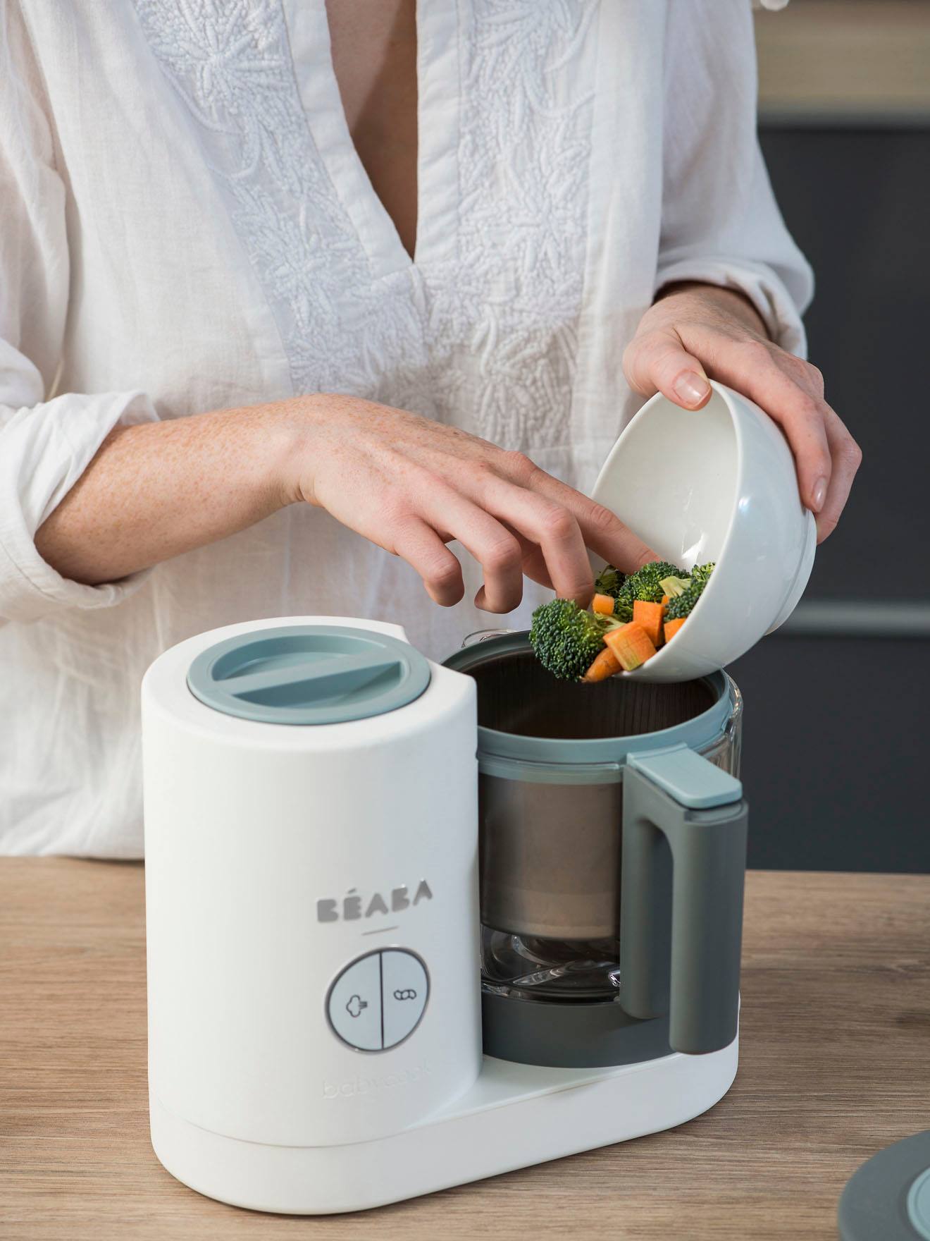 Robot 4 en 1 BEABA Babycook Neo grey/white