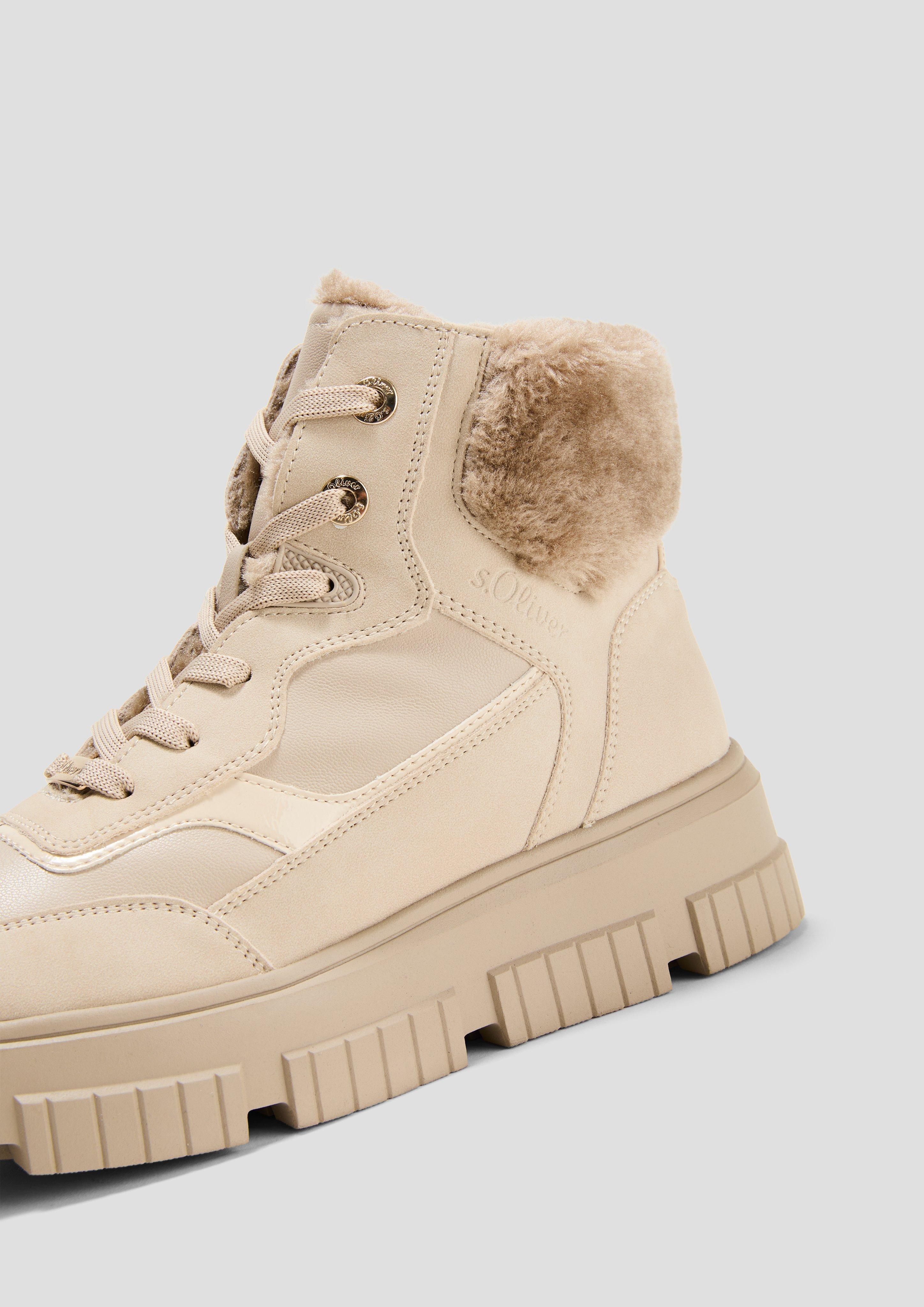 Boots im Materialmix  6008559-410