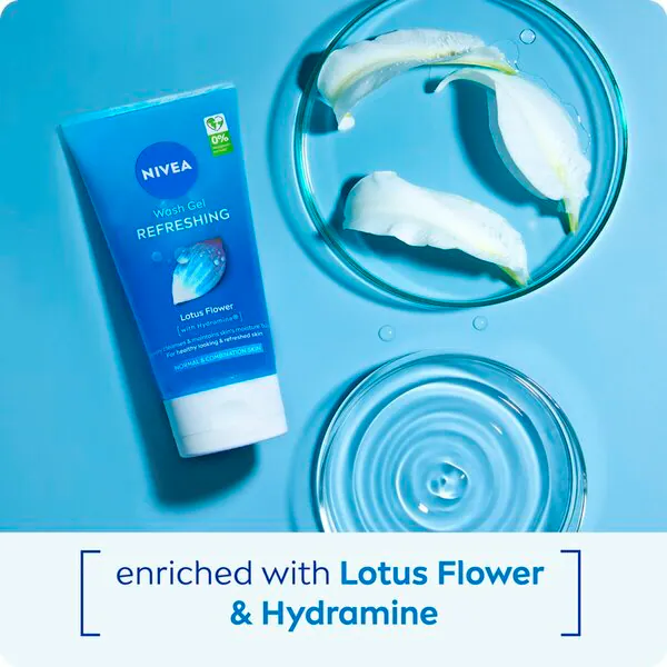 NIVEA Refreshing Cleansing Gel 150ml - Normaalille ja sekaiholle