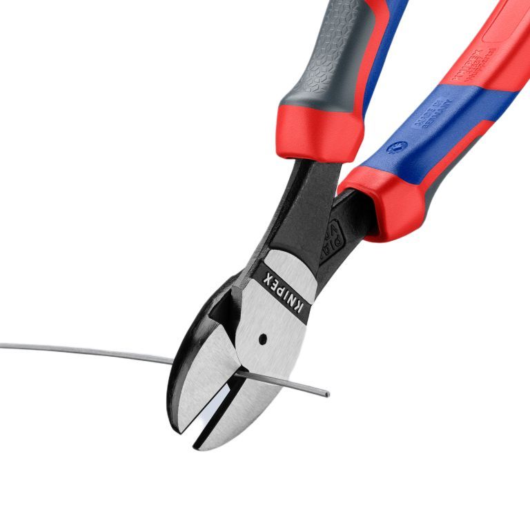 Clește de tăiere laterală Knipex 74 02 200, presiune/confort 200 mm