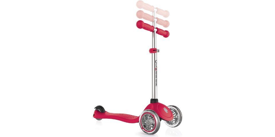 Globber Scooter Primo City Roller Kinder Tretroller Höhenverstellbar, 3-fach höhenverstellbar,Rollendurchmesser von 120 mm,ab 3 Jahren