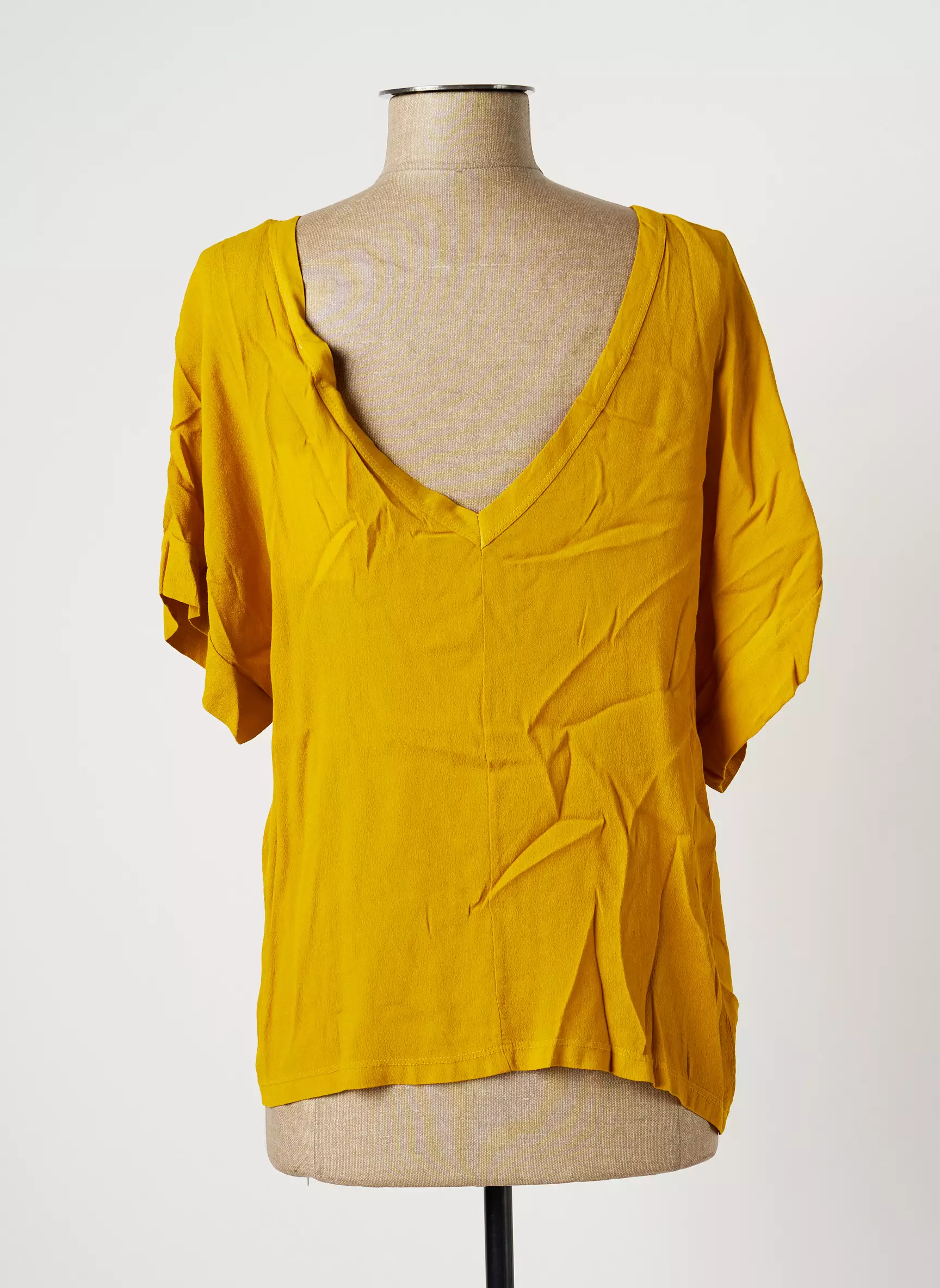 Meme Road Tshirts Femme couleur jaune