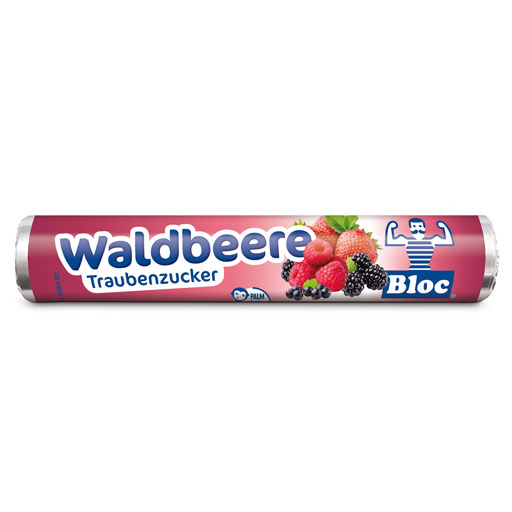 BLOC Traubenzucker Rolle Waldbeere  1 St