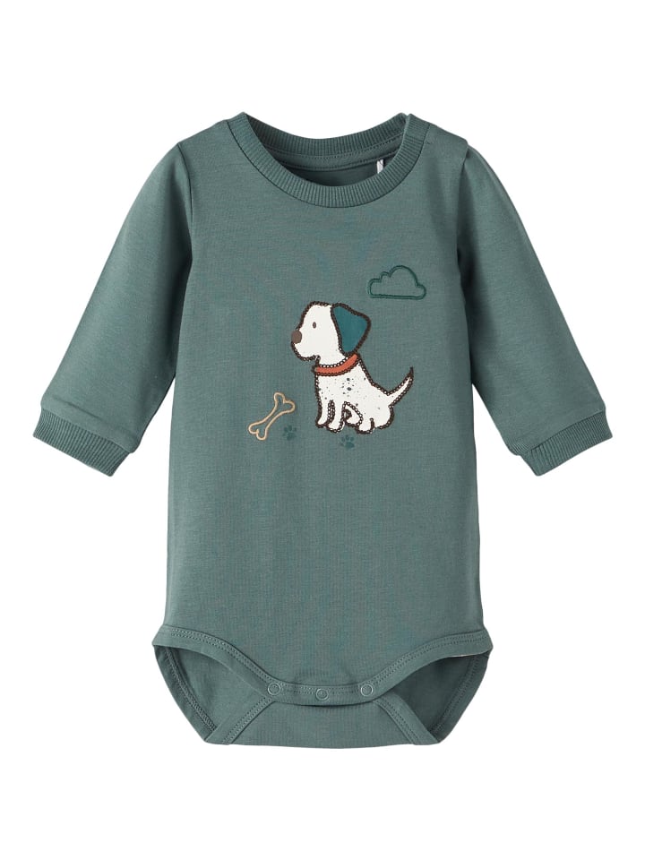 name it Langarmbody in balsam green günstig kaufen 50