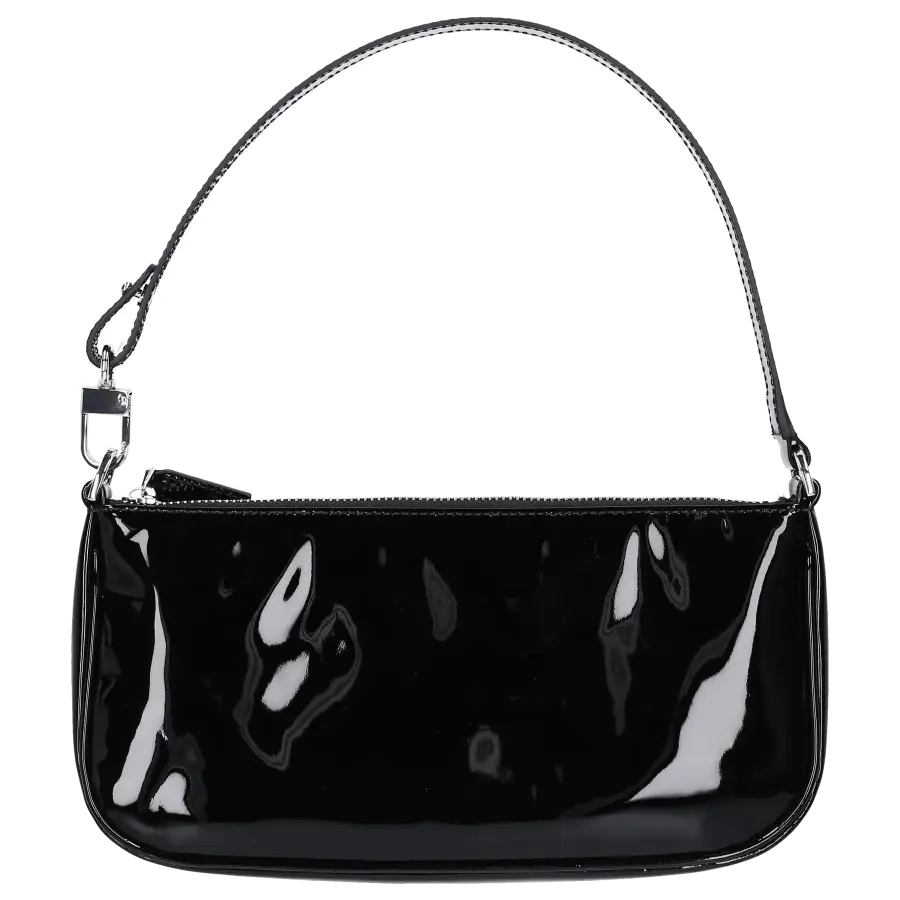 By FAR - Schultertasche RACHEL Lackleder - schwarz
