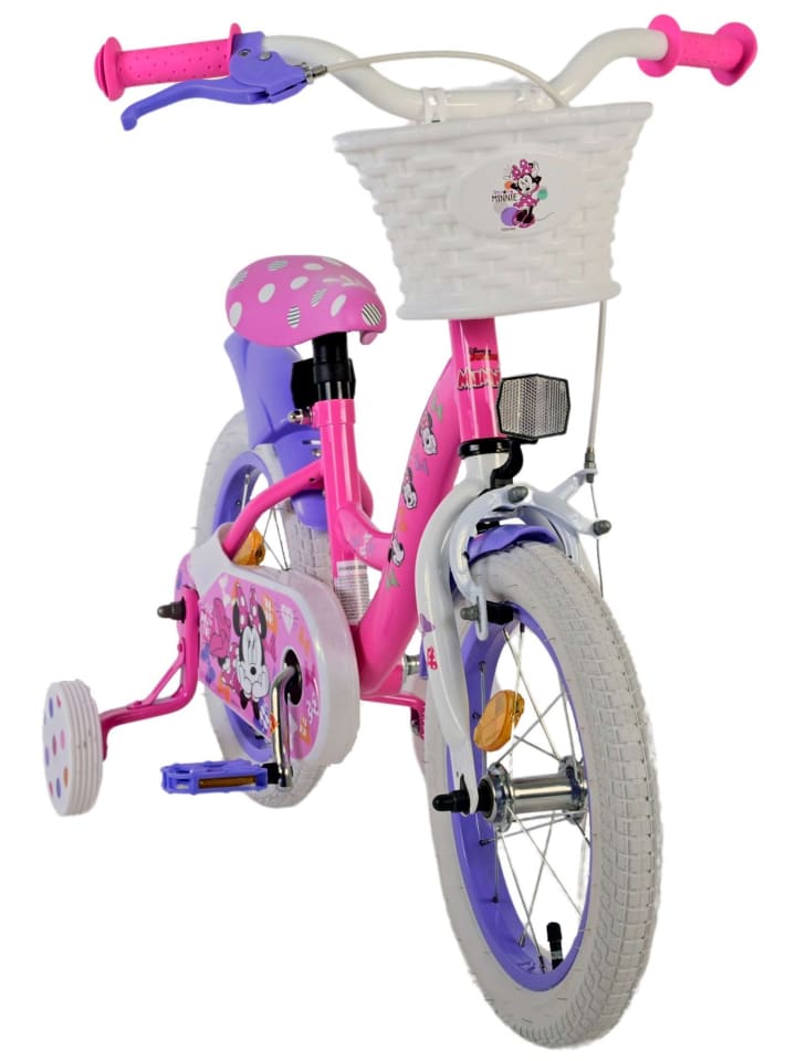 Volare Kinderfahrrad Disney Minnie Fahrrad in Rosa für Mädchen 14 Zoll 3 Jahre günstig kaufen onesize