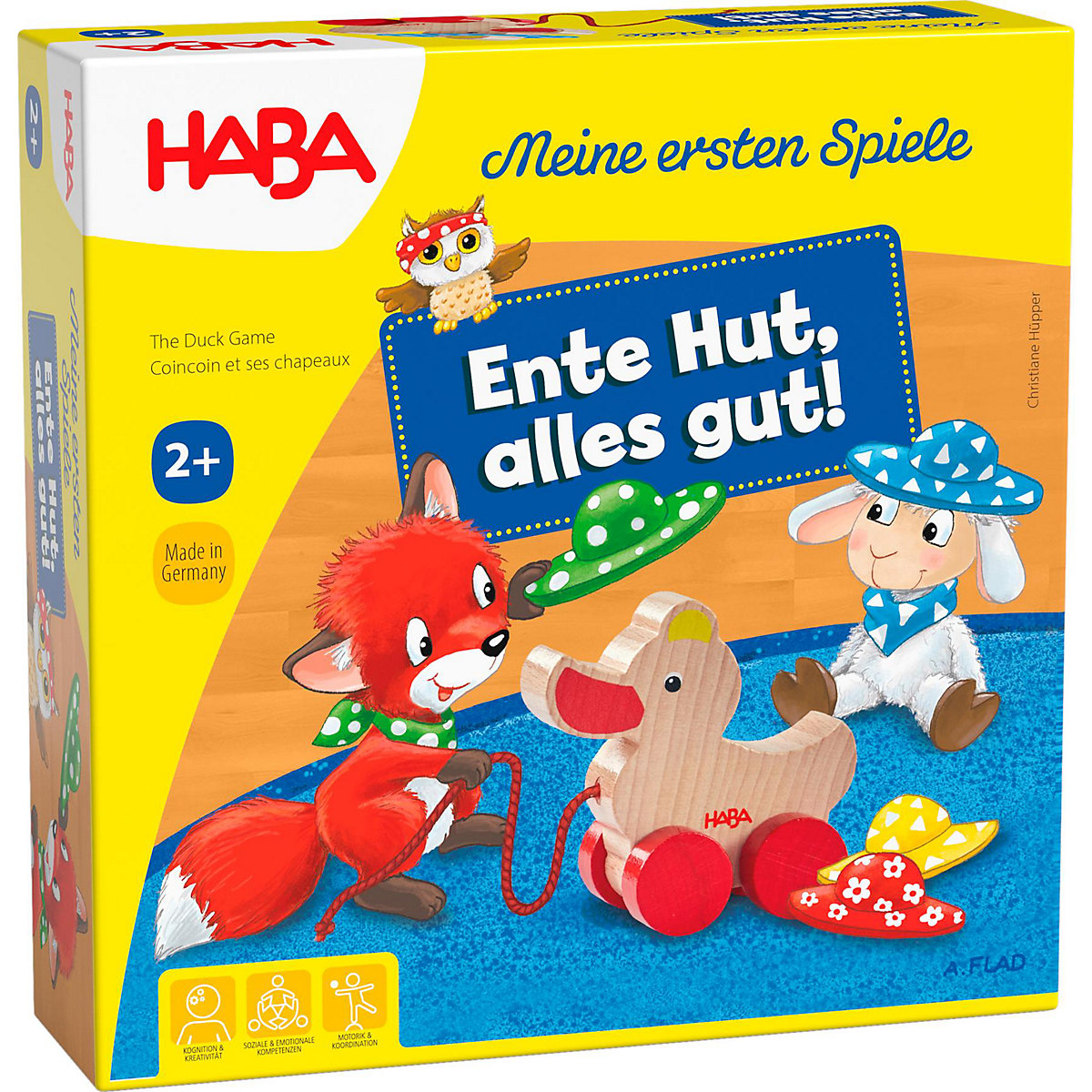 HABA Meine ersten Spiele Ente Hut, alles gut!