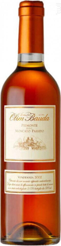 Moscato Passito Olim Bauda Vin Blanc●Moscato d'Asti DOCG 2006 37.5cl