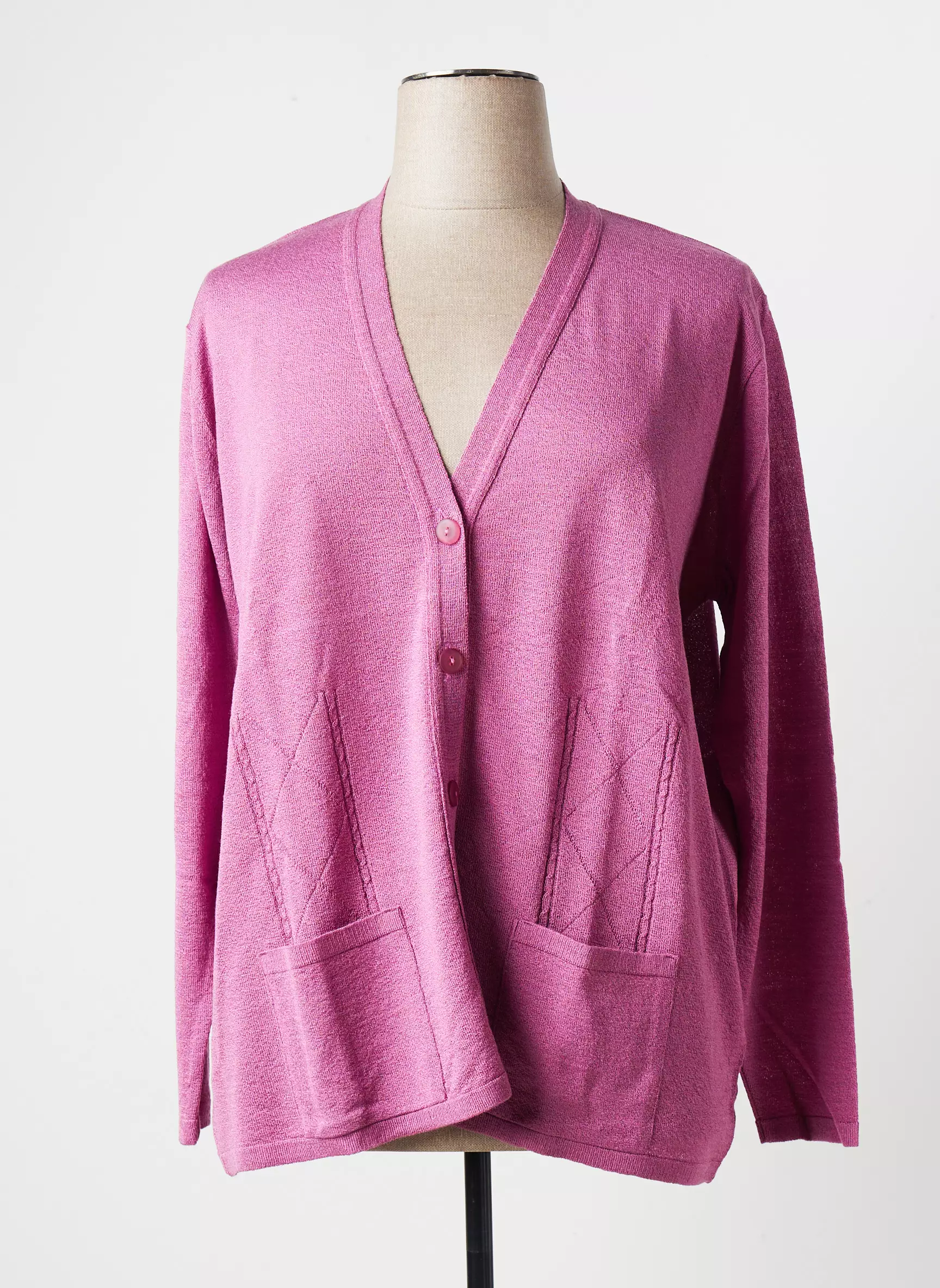 Las Cabrillas Cardigans Femme couleur rose
