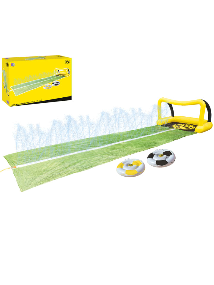 Happy People Wasserrutsche BVB Borussia Dortmund 650 x 180cm mit 2 Boards in mehrfarbig günstig kaufen onesize