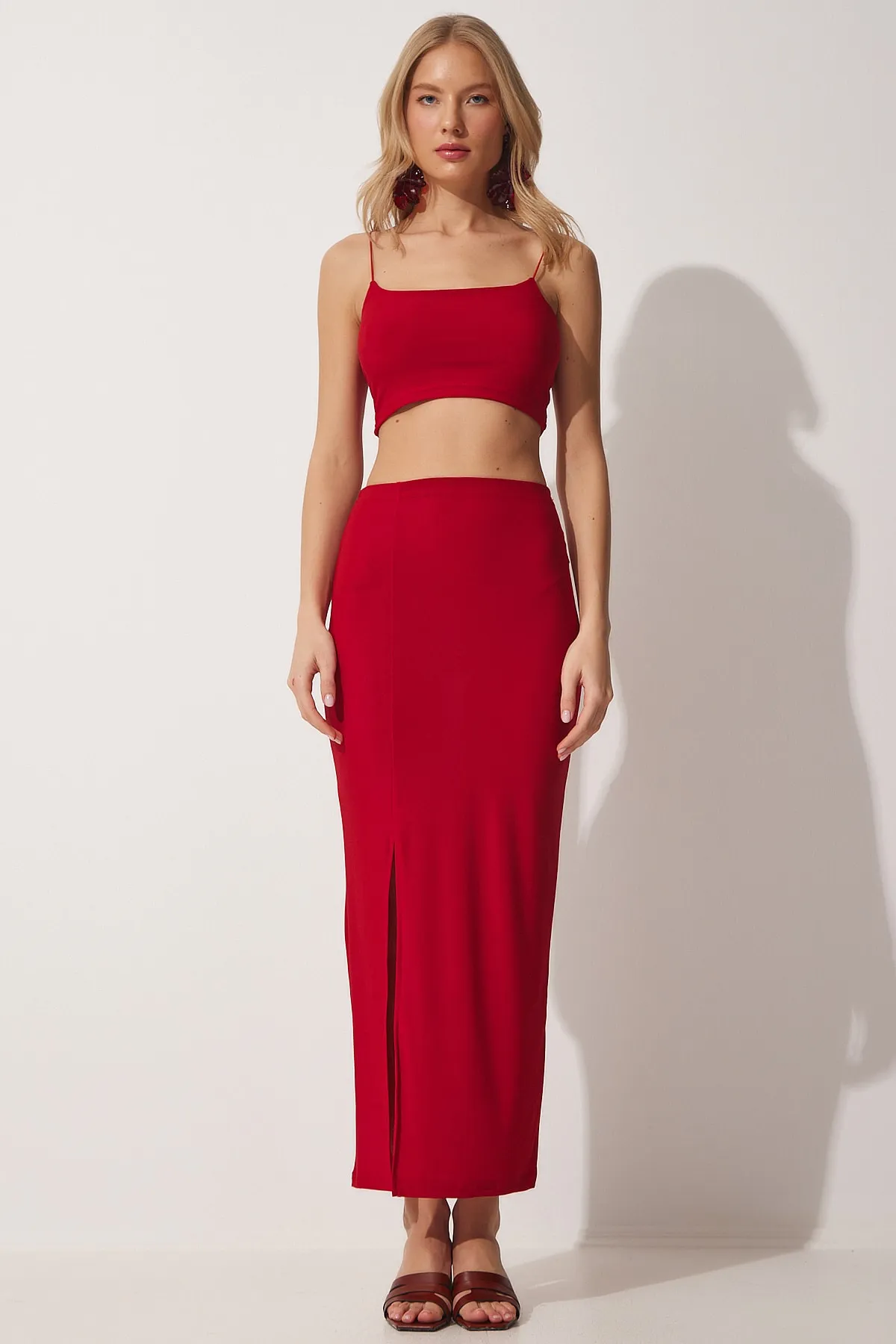 Happiness İstanbul  Zweiteiler - Rot - Regular Fit