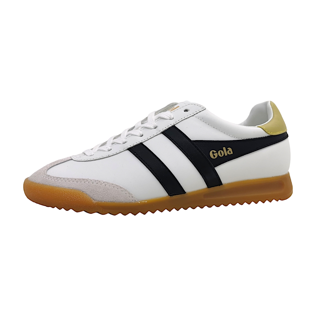 Gola Torpedo Leather CLB622 Weiß White/Black/Lemon