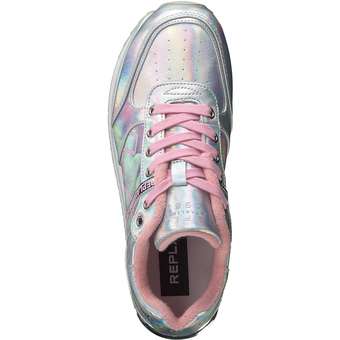 Replay New Penny Pastel Sneaker in silber